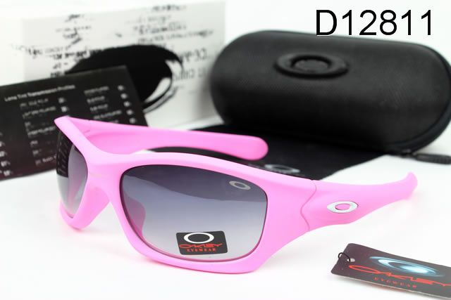 Oakley Pit Bull AAA Occhiali Da Sole Rosa Telaio Grigio Lente