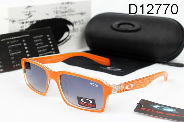 Oakley Deringer AAA Occhiali Da Sole Arancione Rosso Telaio Grigio Lente