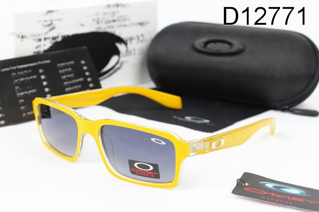 Oakley Deringer AAA Occhiali Da Sole Giallo Telaio Grigio Lente