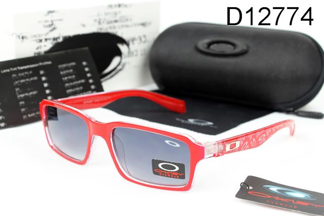 Oakley Deringer AAA Occhiali Da Sole Rosso Telaio Grigio Lente