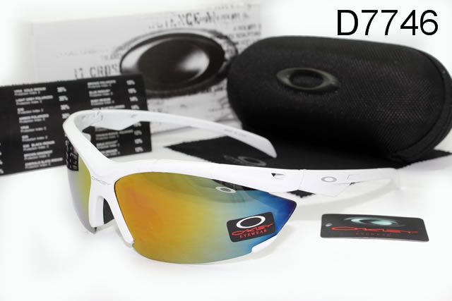 Oakley Double Lens AAA Occhiali Da Sole Bianco Telaio Colorato Lente