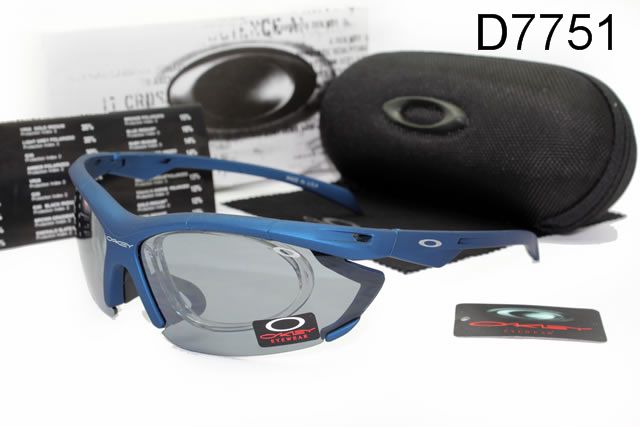 Oakley Double Lens AAA Occhiali Da Sole Blu Telaio