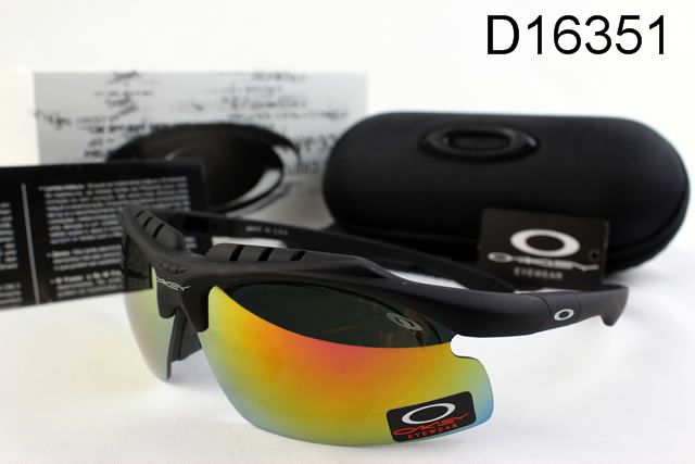 Oakley Double Lens AAA Occhiali Da Sole Nero Telaio Colorato Lente