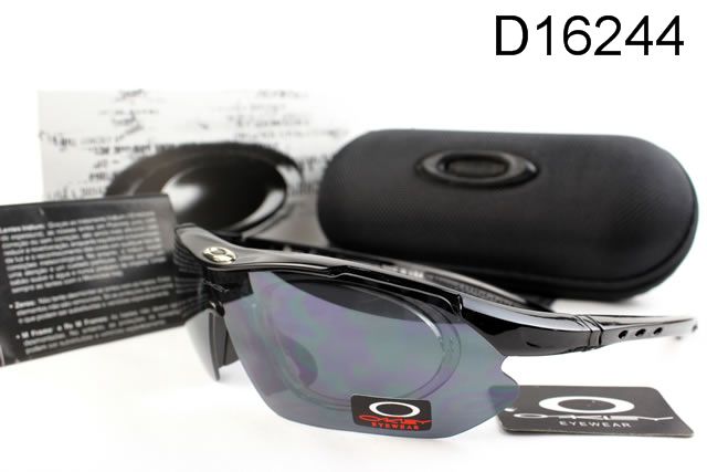 Oakley Double Lens AAA Occhiali Da Sole Shield Nero Telaio