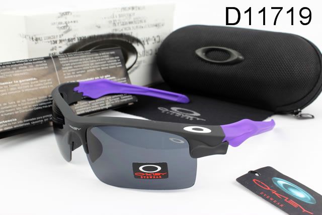 Oakley Fast Jacket AAA Occhiali Da Sole Nero Viola Telaio Grigio Lente