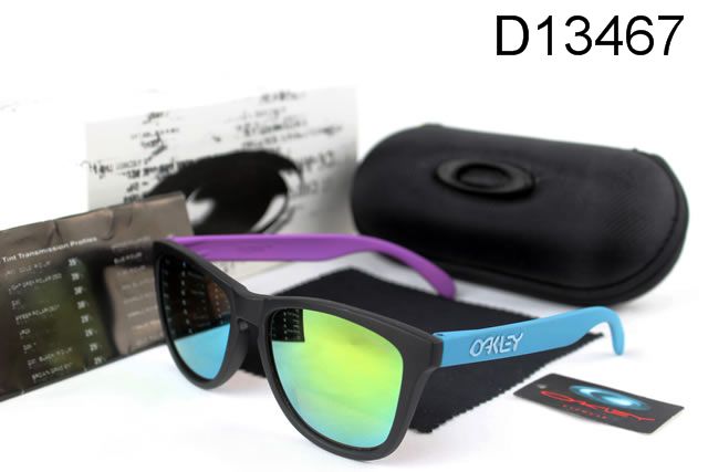 Oakley Frogskins AAA Occhiali Da Sole Viola Blu Nero