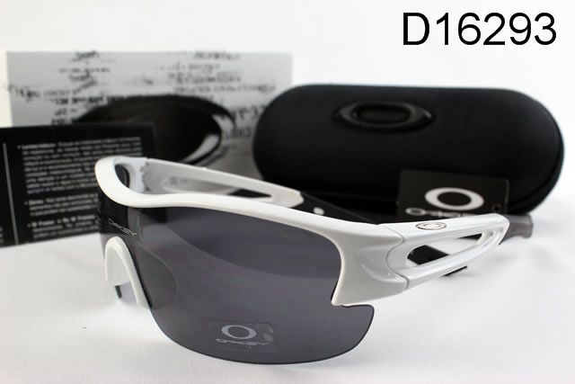 Oakley AAA Sport Shield Occhiali Da Sole Bianco Profondità Grigio