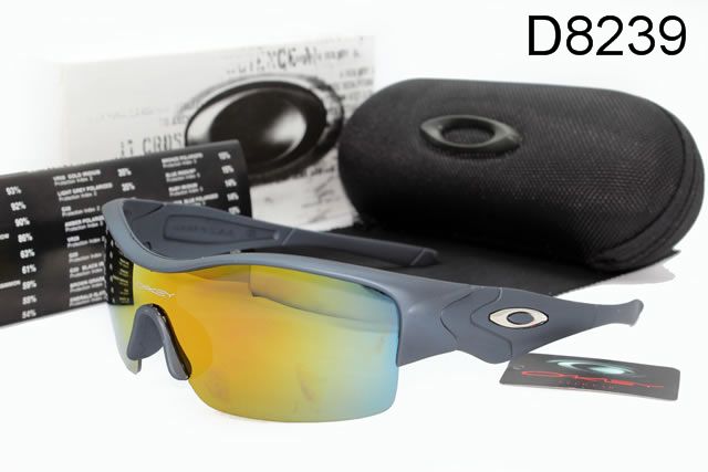 Oakley Half Straight Jackets AAA Occhiali Da Sole Nero Telaio Giallo Lente