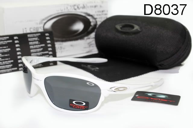 Oakley AAA Active Occhiali Da Sole Bianco Telaio Profondità Grigio Lente