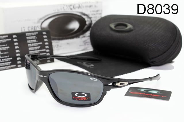 Oakley AAA Active Occhiali Da Sole Nero Telaio Grigio Lente