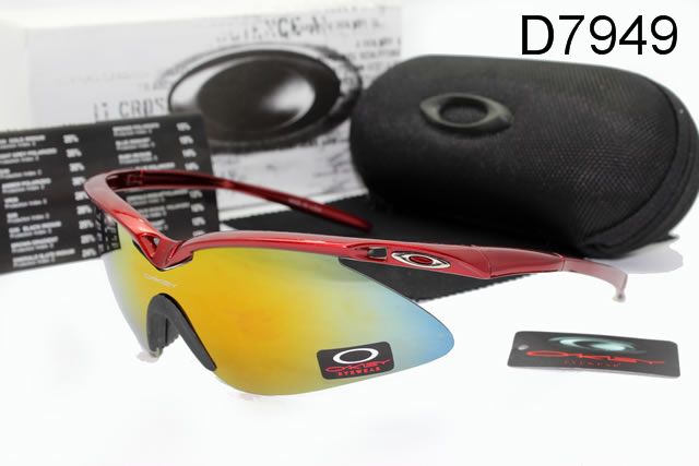 Oakley M Frame AAA Occhiali Da Sole Rosso Telaio Giallo Blu Lente