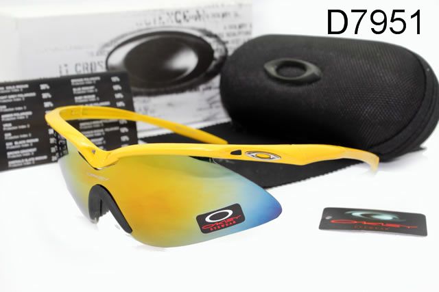 Oakley M Frame AAA Occhiali Da Sole Giallo Telaio Giallo Blu Lente