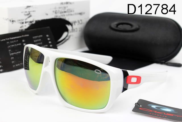 Oakley Nuovo Dispatch AAA Occhiali Da Sole Bianco Telaio Giallo Arancione Lente