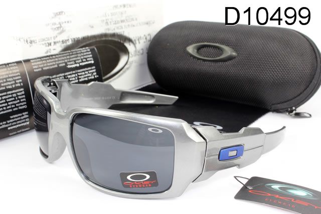 Oakley Oil Drum AAA Occhiali Da Sole Argento Telaio Grigio Lente