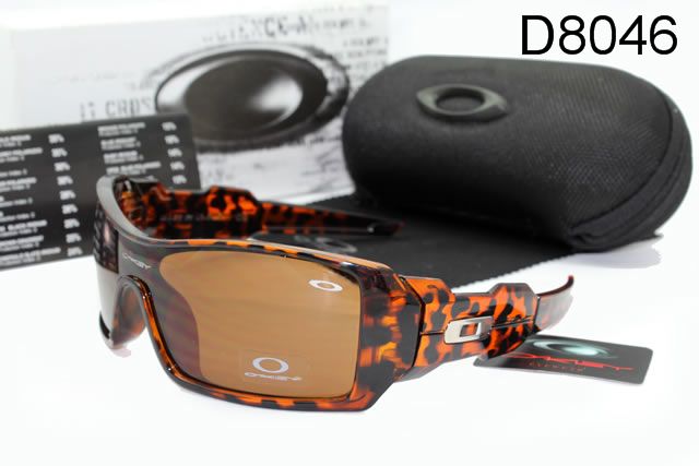 Oakley Oil Rig AAA Occhiali Da Sole Nero Arancione Telaio Abbronzatura Lente