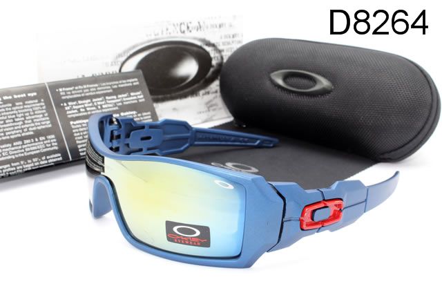 Oakley Oil Rig AAA Occhiali Da Sole Blu Telaio Colorato Lente