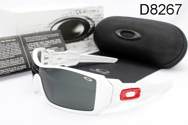 Oakley Oil Rig AAA Occhiali Da Sole Bianco Telaio Profondità Grigio Lente