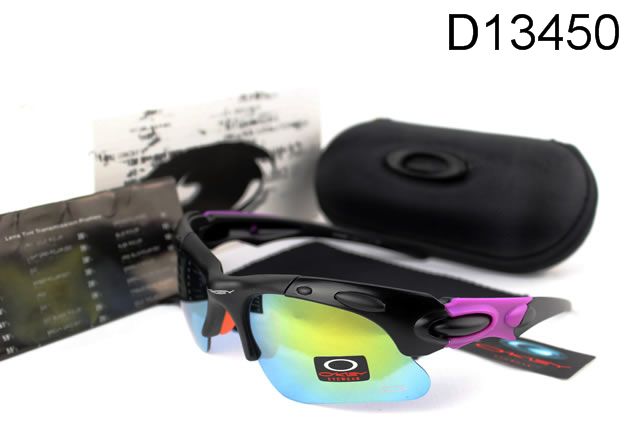 Oakley Plate AAA Occhiali Da Sole Nero Viola Telaio