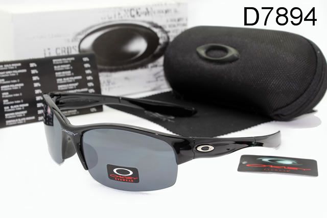 Oakley Quarter Jacket AAA Occhiali Da Sole Nero Telaio Grigio Lente