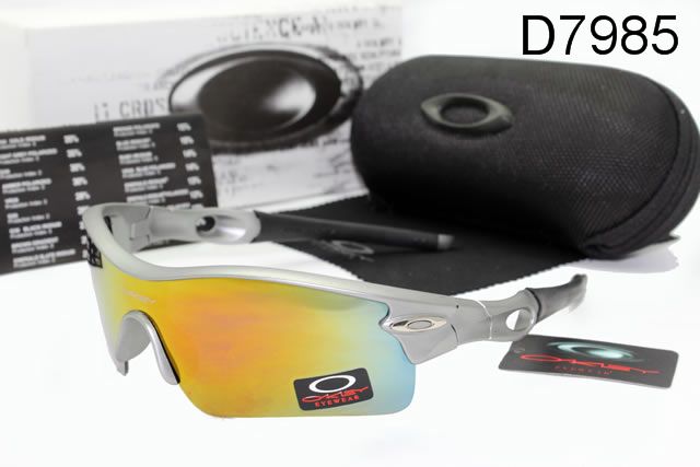 Oakley Radar Path AAA Occhiali Da Sole Argento Nero Giallo