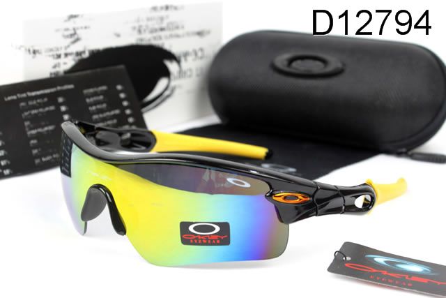 Oakley Radar Path AAA Occhiali Da Sole Nero Giallo Telaio Colorato Lente