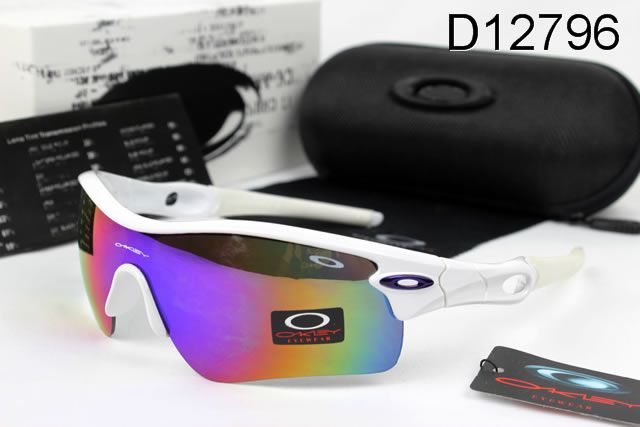 Oakley Radar Path AAA Occhiali Da Sole Bianco Telaio Colorato Lente