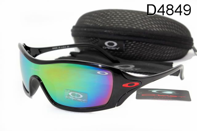 Oakley Dart Occhiali Da Sole Shield Nero Telaio Colorato Lente