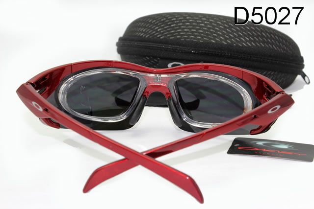 Oakley Double Lens Occhiali Da Sole Rosso Telaio