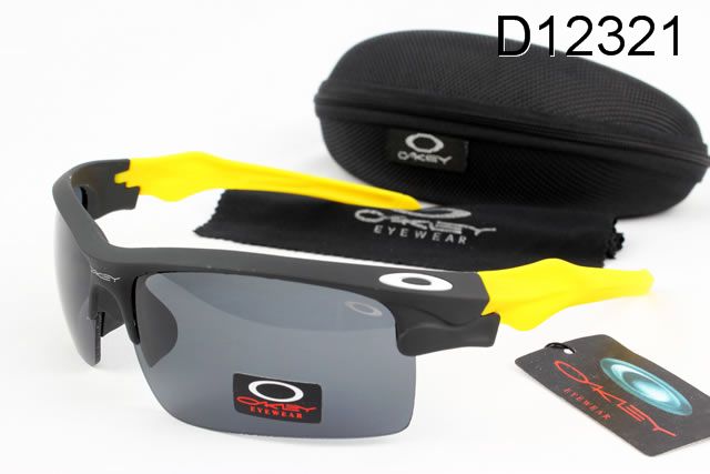 Oakley Fast Jacket Occhiali Da Sole Nero Giallo Grigio