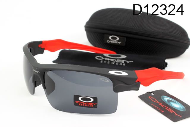 Oakley Fast Jacket Occhiali Da Sole Nero Rosso Grigio