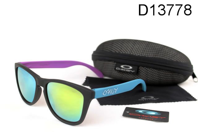 Oakley Frogskins Occhiali Da Sole Nero Blu Viola Giallo