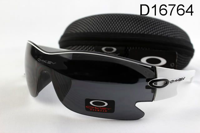 Oakley Sport Occhiali Da Sole Shield Nero Lente Bianco Telaio