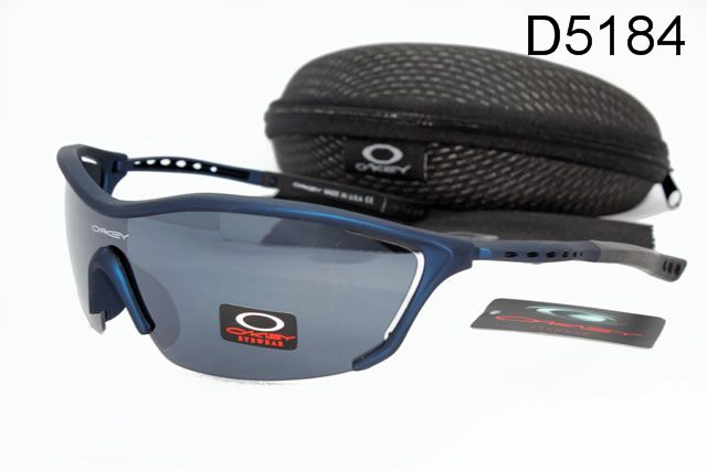 Oakley Sport Occhiali Da Sole Shield Grigio Lente Profondità Blu Telaio