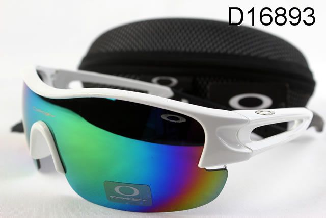 Oakley Sport Occhiali Da Sole Shield Multicolore Lente Bianco Telaio