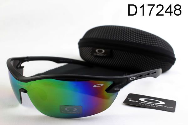 Oakley Sport Occhiali Da Sole Shield Multicolore Lente Nero Telaio