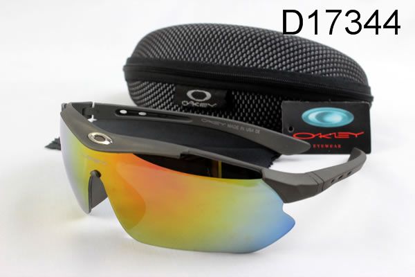 Oakley Sport Occhiali Da Sole Shield Multicolore Lente Nero Telaio