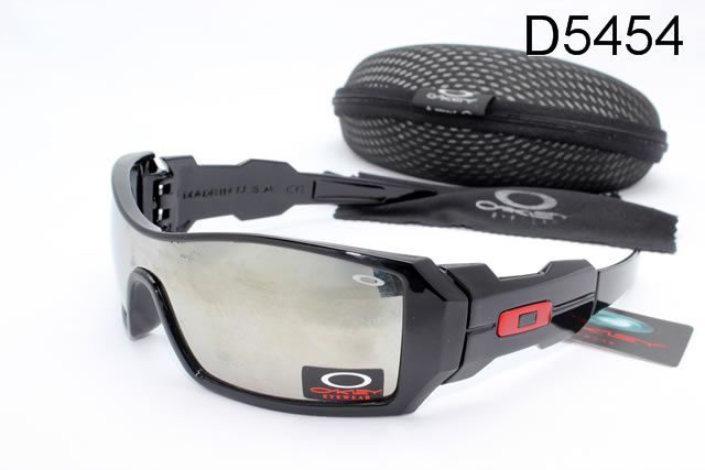 Oakley Oil Rig Occhiali Da Sole Nero Rosso Telaio