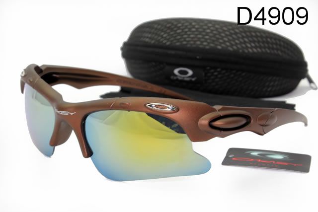 Oakley Plate Occhiali Da Sole Giallo Blu Lente