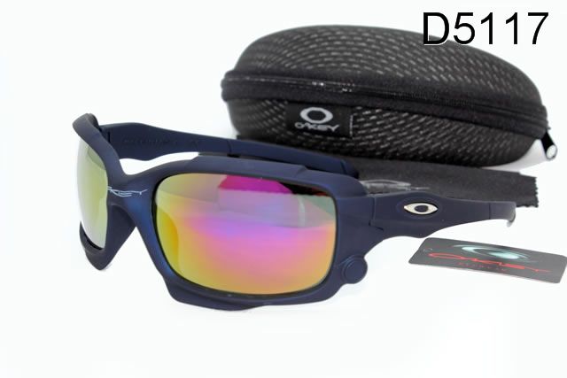 Oakley Jawbone Occhiali Da Sole Multicolore Lente Scuro Blu Telaio