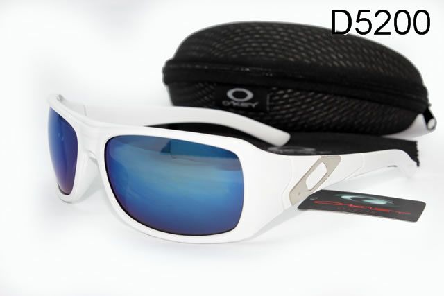 Oakley Sideways Occhiali Da Sole Blu Lente Bianco Telaio