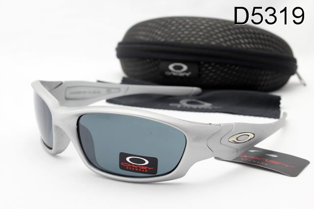 Oakley Straight Jackets Occhiali Da Sole Argento Telaio