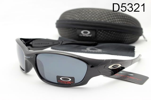 Oakley Straight Jackets Occhiali Da Sole Nero Telaio Grigio Lente