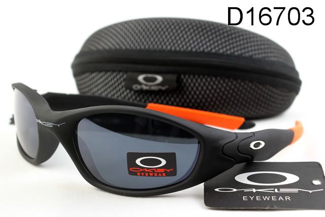 Oakley Straight Jackets Occhiali Da Sole Nero Arancione Grigio