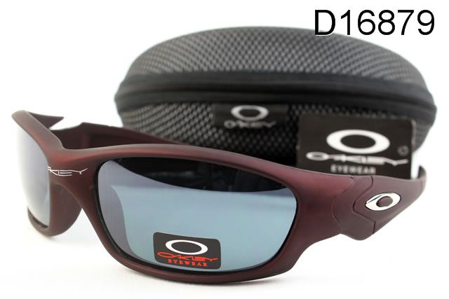 Oakley Straight Jackets Occhiali Da Sole Scuro Rosso Telaio