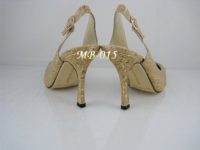 Manolo Blahnik Natural Cork High-heel Slingback Shoes