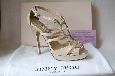 Jimmy Choo Satin Platform Sandal