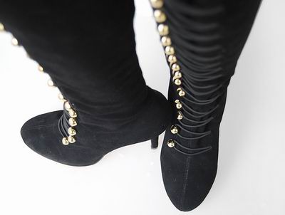 Christian Louboutin Button-Up OTK Boot