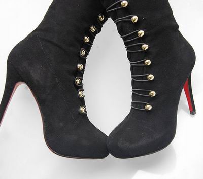 Christian Louboutin Button-Up OTK Boot