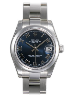 Rolex Datejust Series Fashionable Unisex Automatic Midsize Wristwatch 178240-BLRO