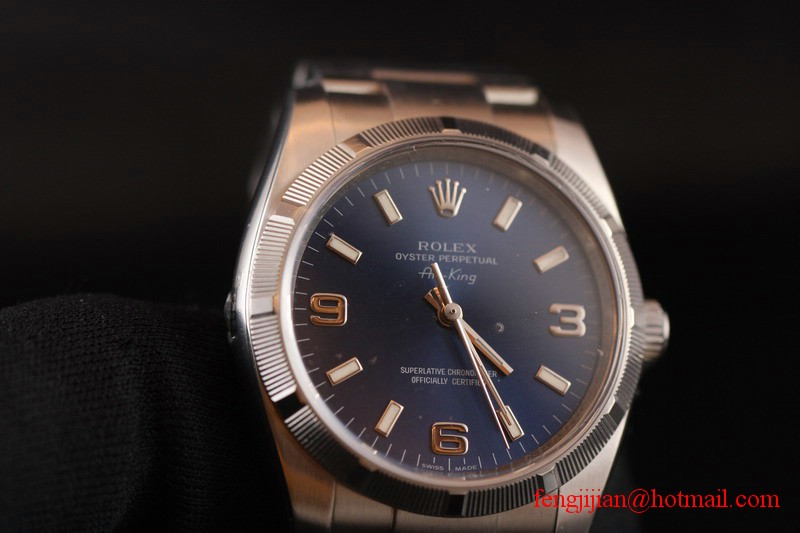 Rolex Steel Air-King Watch 114210-70190